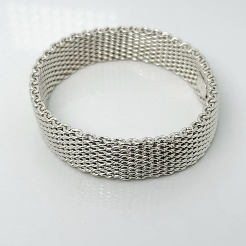 Tiffany & Co. Somerset Mesh Bracelet in Sterling Silver